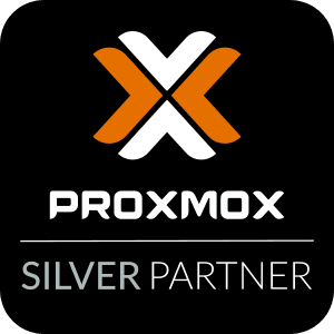 Proxmox VE Silver Partner badge