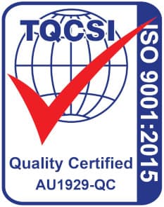 ISO 9001 Quality Certified